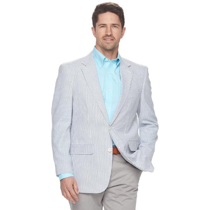 Men's Croft & Barrow&reg; Classic-fit Essential Classic-fit Sport Coat, Size: 50 Long, Blue