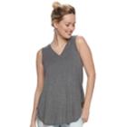 Women's Apt. 9&reg; Tunic Tank, Size: Xs, Med Grey