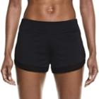 Women's Nike Cover-up Swim Shorts, Size: Large, Black