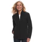 Petite Croft & Barrow&reg; Quilted Jacket, Women's, Size: M Petite, Black