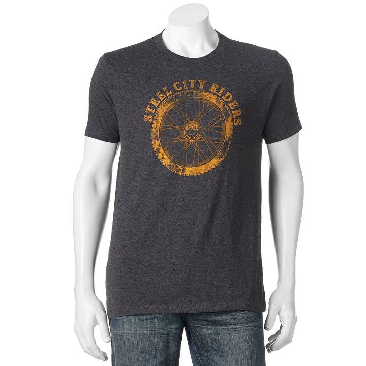 Men's Sonoma Goods For Life&trade; Steel City Riders Tee, Size: Small, Oxford