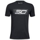 Boys 8-20 Under Armour Logo Tee, Size: Small, Black