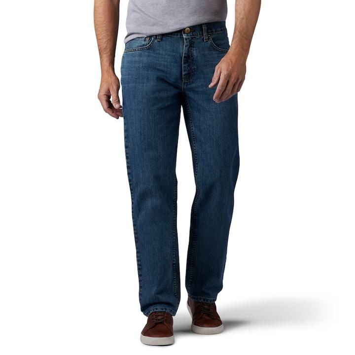 Men's Urban Pipeline&reg; Opp Relaxed-fit Straight-leg Jeans, Size: 38x30, Dark Blue