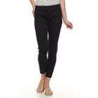 Petite Apt. 9&reg; Pull-on Skinny Ankle Jeans, Women's, Size: 14 Petite, Black