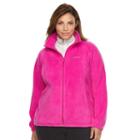 Plus Size Columbia Three Lakes Fleece Jacket, Women's, Size: 2xl, Pink