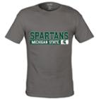 Men's Michigan State Spartans Complex Tee, Size: Xl, Grey (charcoal)