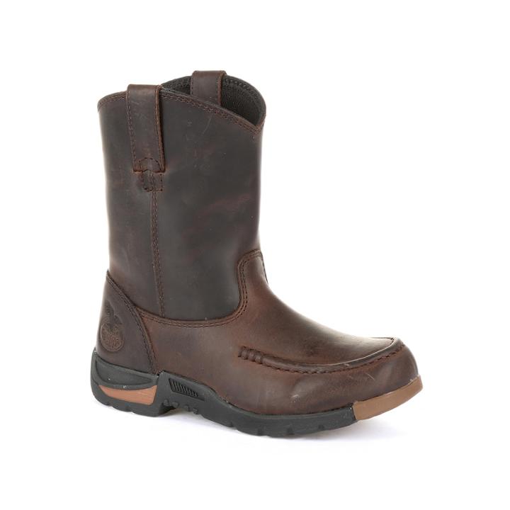 Georgia Boot Athens Toddler Wellington Boots, Size: 2, Brown