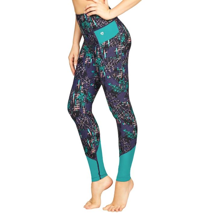 Women's Colosseum Devotion High-waisted Leggings, Size: Small, Brown Over