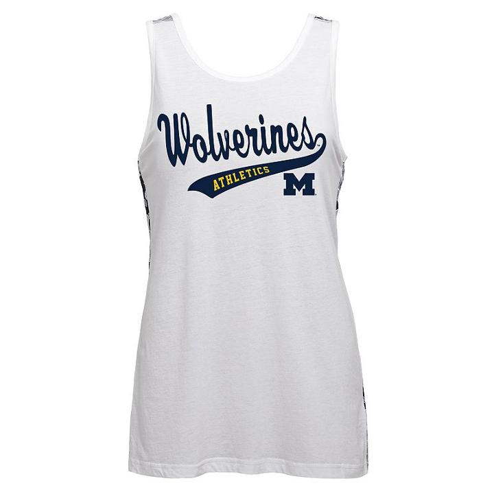 Juniors' Michigan Wolverines Nova Tank Top, Women's, Size: Xl, Blue (navy)