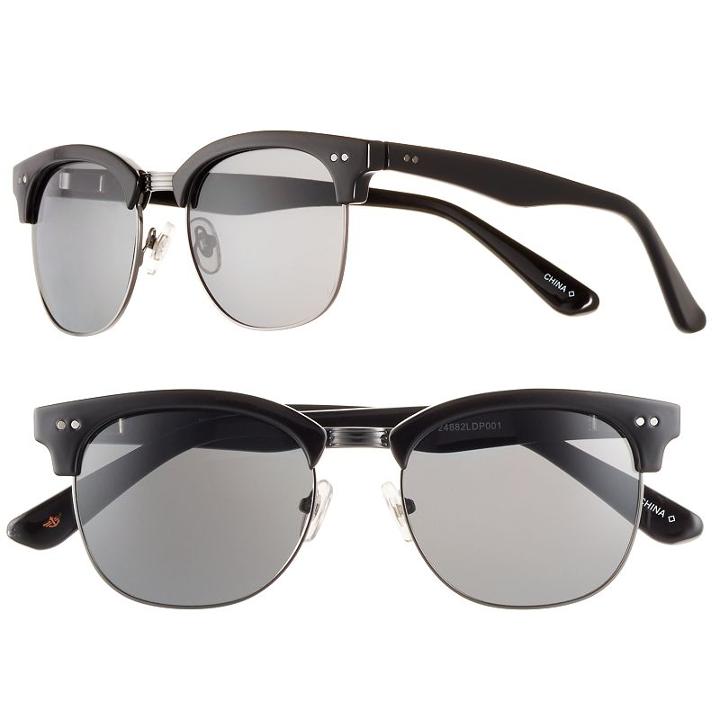 Men's Dockers Black Clubmaster Sunglasses