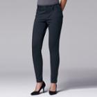 Women's Simply Vera Vera Wang Ponte Skinny Pants, Size: Xl, Black