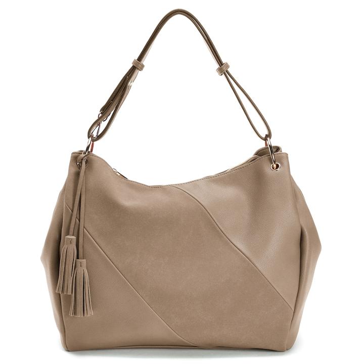 Mellow World Gwyneth Striped Hobo, Women's, Drk Purple