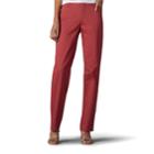 Women's Lee Original All Day Relaxed Fit Pants, Size: 18 T/l, Dark Red