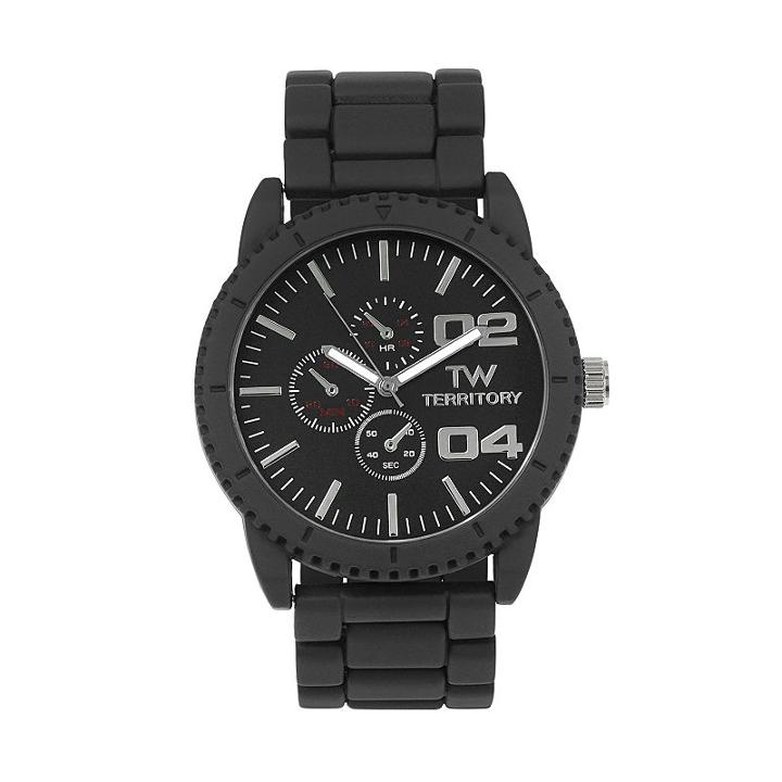Territory Men's Stainless Steel Watch, Black
