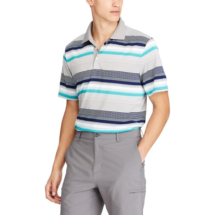 Men's Chaps Performance Polo, Size: Medium, White