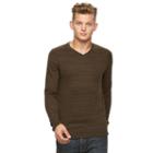 Big & Tall Rock & Republic V-neck Sweater, Men's, Size: Xl Tall, Dark Green