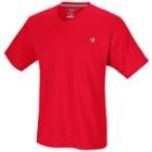 Men's Champion Solid Tee, Size: Large, Med Red