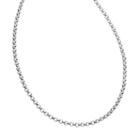 Sterling Silver Rolo-link Chain Necklace - 18-in, Women's, Size: 18, Grey