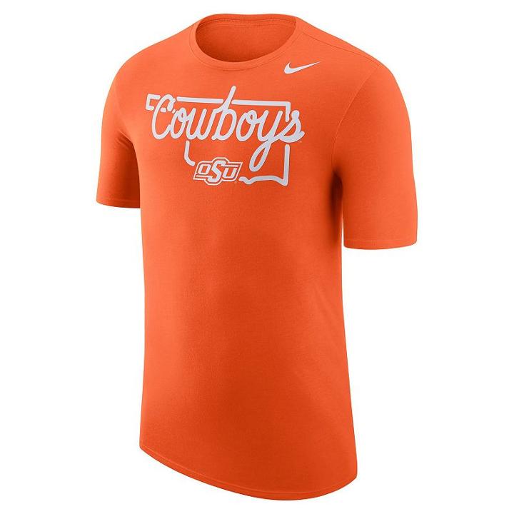 Men's Nike Oklahoma State Cowboys Local Elements Tee, Size: Xl, Orange