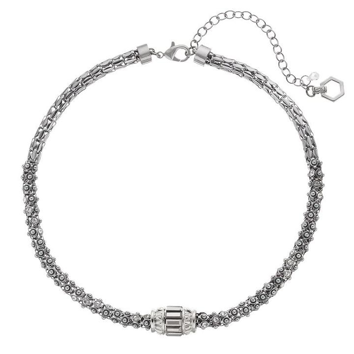 Simply Vera Vera Wang Simulated Pearl Collar Necklace, Women's, Grey Other