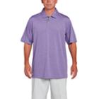 Men's Pebble Beach Classic-fit Striped Performance Golf Polo, Size: Small, Purple