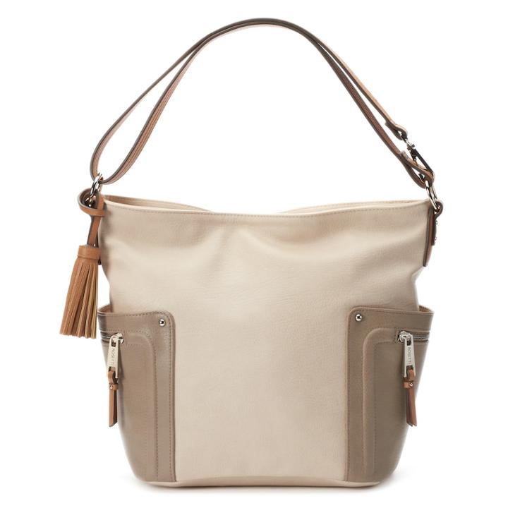 Rosetti Brye Colorblock Convertible Hobo, Women's, White