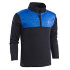 Boys 4-7 Under Armour Colorblock 1/4-zip Pullover, Size: 5, Black