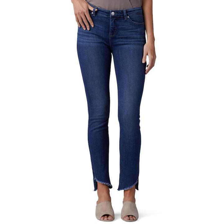 Women's Lee Dream Soft Skinny-leg Jeans, Size: 8 Short, Dark Blue