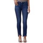 Women's Lee Dream Soft Skinny-leg Jeans, Size: 8 Short, Dark Blue