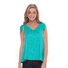 Women's Sonoma Goods For Life&trade; Bow Tank, Size: Xxl, Turquoise/blue (turq/aqua)