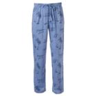 Men's Croft & Barrow&reg; True Comfort Patterned Lounge Pants, Size: Large, Blue (navy)