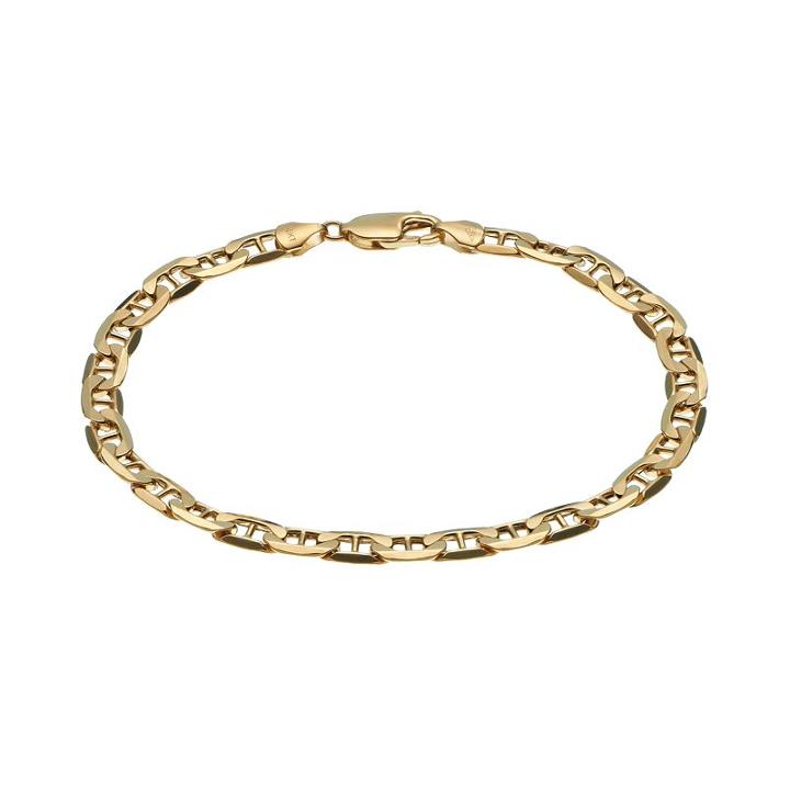 14k Gold Marine Link Bracelet, Women's, Size: 8.5
