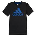 Boys 4-7x Adidas Logo Graphic Tee, Size: 5, Black