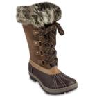 London Fog Melton Luxe Women's Winter Boots, Size: Medium (7), Brown