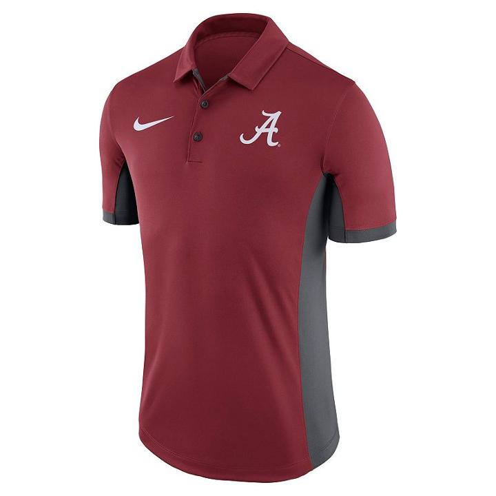 Men's Nike Alabama Crimson Tide Dri-fit Polo, Size: Small, Red Other