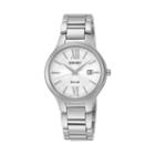 Seiko Women's Stainless Steel Solar Watch - Sut207, Size: Small, Silver