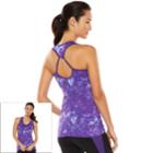 Women's Gaiam Reflection Racerback Yoga Tank, Size: Xs, Purple