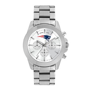 Women's Game Time New England Patriots Knockout Watch, Silver