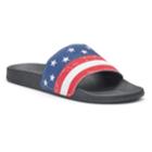 Men's Flag Slides, Size: Large, Blue
