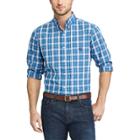 Big & Tall Chaps Classic-fit Stretch Poplin Button-down Shirt, Men's, Size: 3xb, Blue