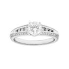 14k White Gold 7/8 Carat T.w. Igl Certified Diamond Engagement Ring, Women's, Size: 9
