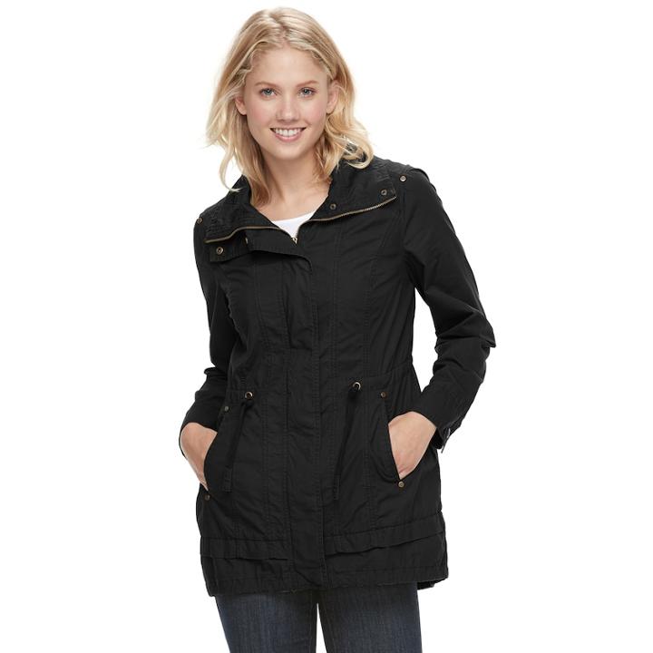 Women's Be Boundless Anorak Jacket, Size: Large, Black