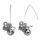 Simply Vera Vera Wang Silver-tone Cluster Threader Earrings, Women's, Grey Other