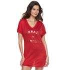 Women's Miken Mermaids + Mimosas Cover-up, Size: Large, Brt Red