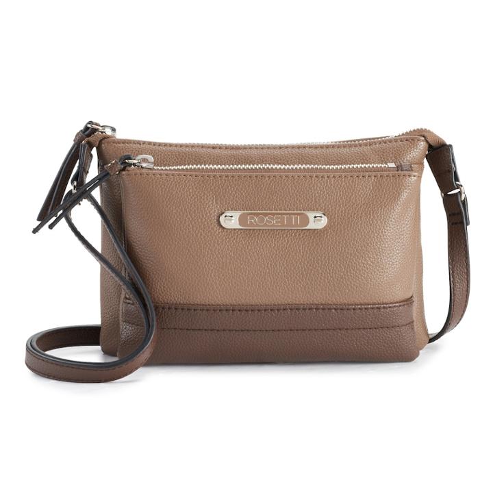 Rosetti Freida Double Entry Mini Crossbody Bag, Women's, Med Brown