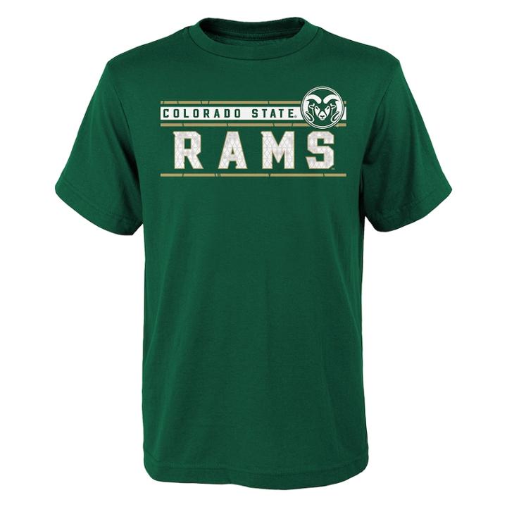 Boys' 4-18 Colorado State Rams Regeneration Tee, Size: 4-5, Dark Green