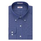 Men's Izod Slim-fit Performx Wrinkle-free Dress Shirt, Size: 17.5-34/35, Brt Blue