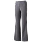 Women's Elle&trade; Wide-leg Dress Pants, Size: 14 Short, Grey