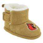 Baby Louisville Cardinals Booties, Infant Unisex, Size: 3-6 Months, Brown