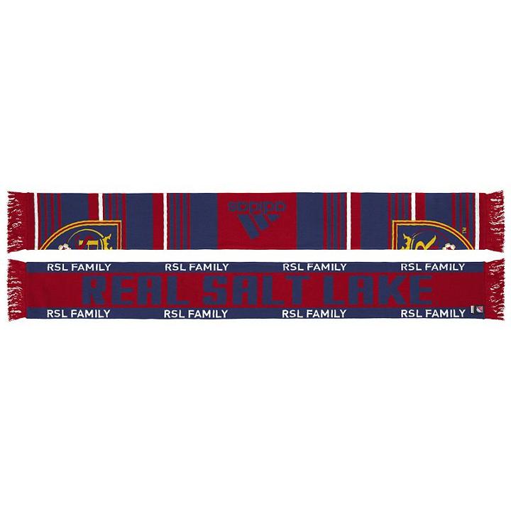 Adult Adidas Real Salt Lake Team Slogan Scarf, Multicolor